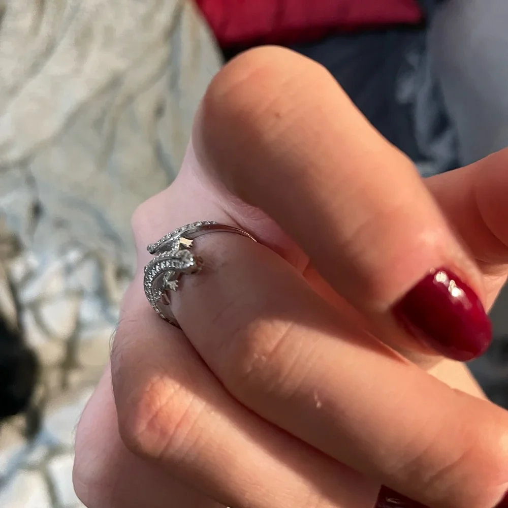 Lizard silver ring - Picture 2 of 5